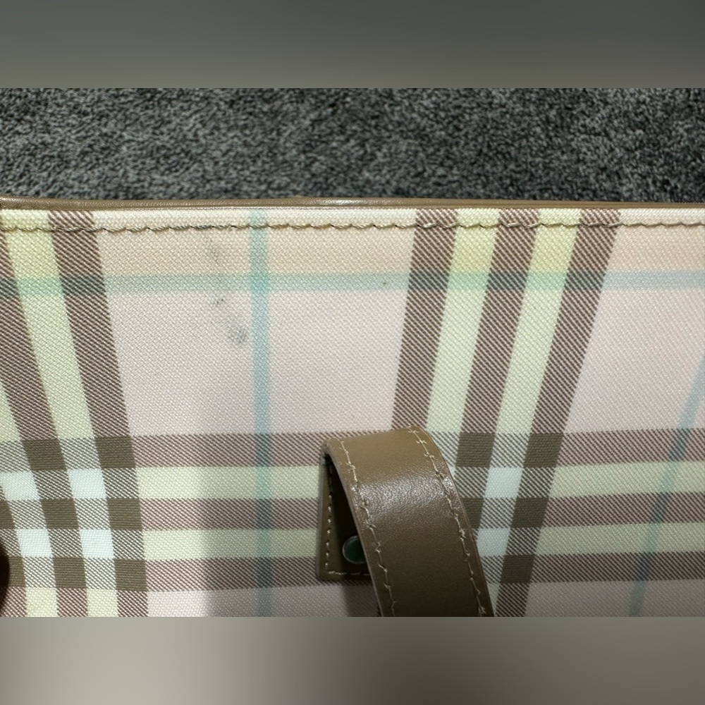 Burberry vintage pale pink Nova Check tote handbag - Picture 12 of 16